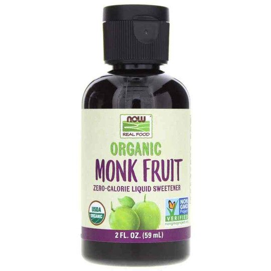 Organic Monk Fruit Liquid Sweetener, NOW